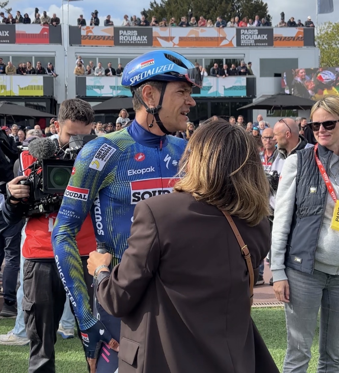 Podiumplaats Jasper Stuyven in Parijs-Roubaix